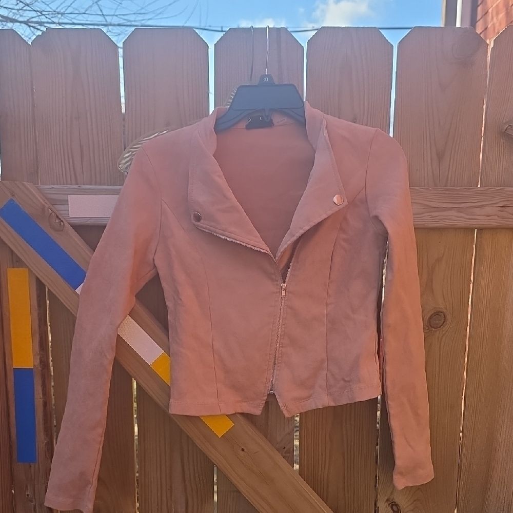 Faux Suede Jacket